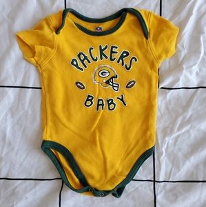 Green Bay Packers "Packers Baby" Onesie Size 18 Months